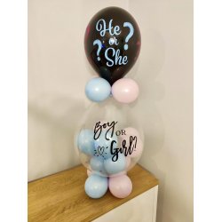 Ballon surprise gender reveal