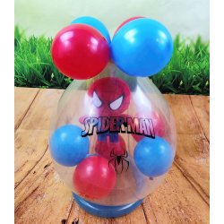 Spiderman ballon cadeau peluche