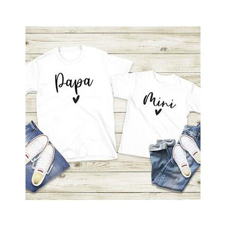 T-shirt duo Papa - Mini