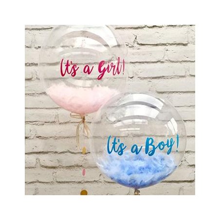 It's a boy - It's a girl ballon bulle
