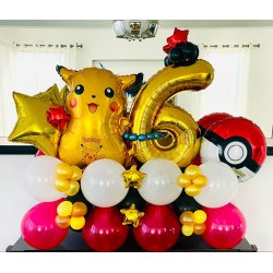 Montage ballon Pikachu