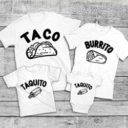 T-shirt famille taco...