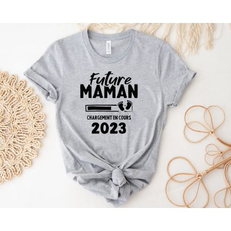 T-shirt future maman chargement en cours