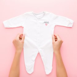 Pyjama bébé prénom et illustration
