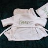 Peignoir bébé et enfant brodé avec prénom et serviette